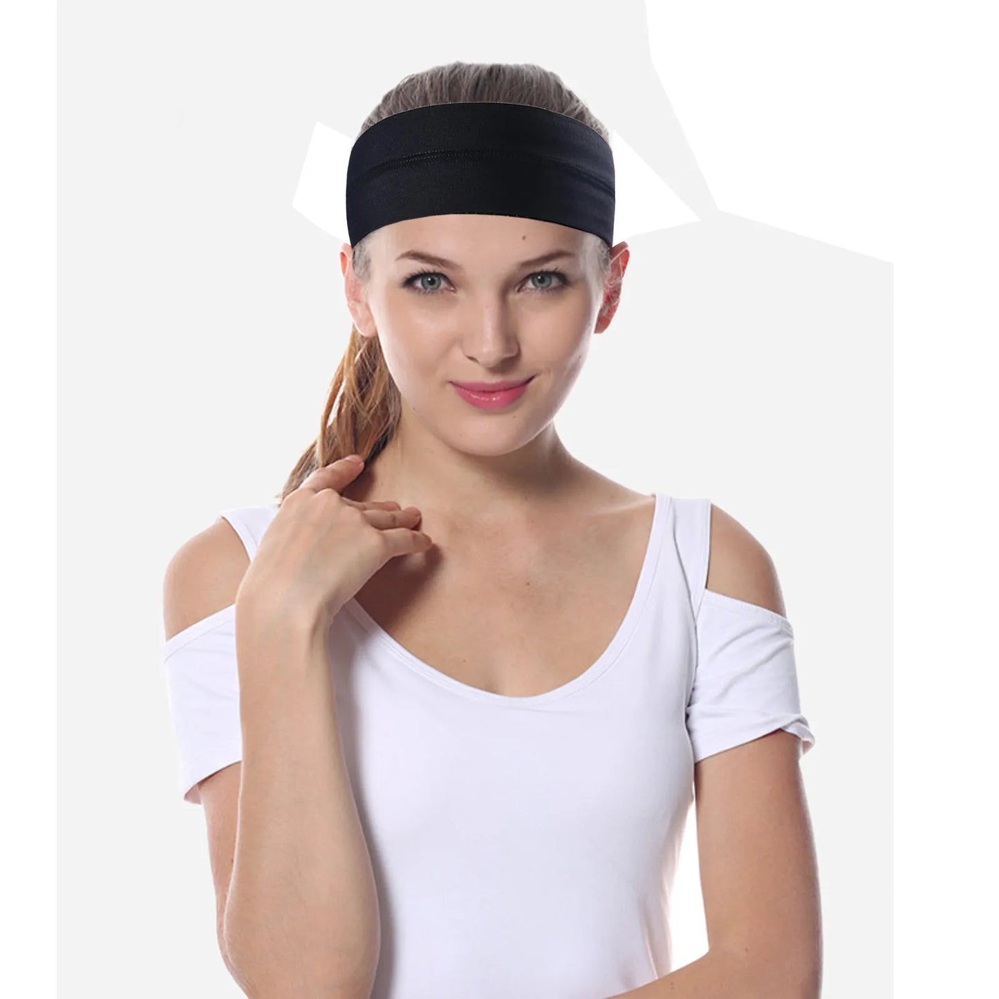 Non-slip Absorbent  Quick Dry Elastic Sweatband