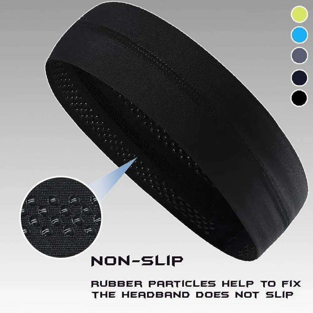 Non-slip Absorbent  Quick Dry Elastic Sweatband